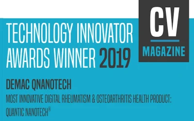 Premio de Innovación a Guantes Quantic por CV MAGAZINE 2019