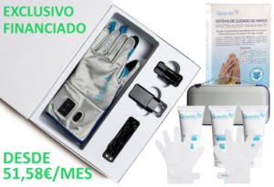 Guantes Electrónicos Q1 + cuidado de manos + neceser + guantes desechables